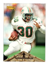 1996 Pinnacle #140 Bernie Parmalee Miami Dolphins - £2.37 GBP