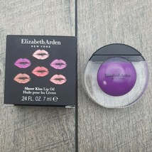 Lot Of 2 Elizabeth Arden Sheer Kiss Lip Oil 05 Purple Serenity Full Sz Nib - £9.40 GBP