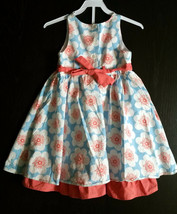 Adorable Floral Print Girls Dress 4-5 Years up to 110cm - £6.11 GBP