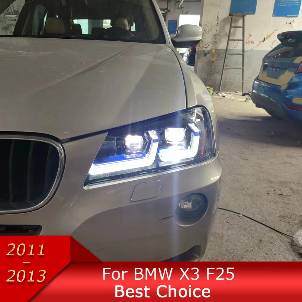 Car Lights for BMW X3 F25 2011-2013 LED Auto Headlight Assembly Upgrade ... - £991.15 GBP