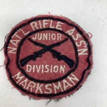vintage NRA National Rifle Association Junior Division marksman patch - £9.53 GBP