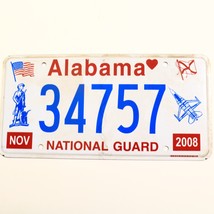 Untagged United States Alabama National Guard Passenger License Plate 34757 - $225.96 MXN