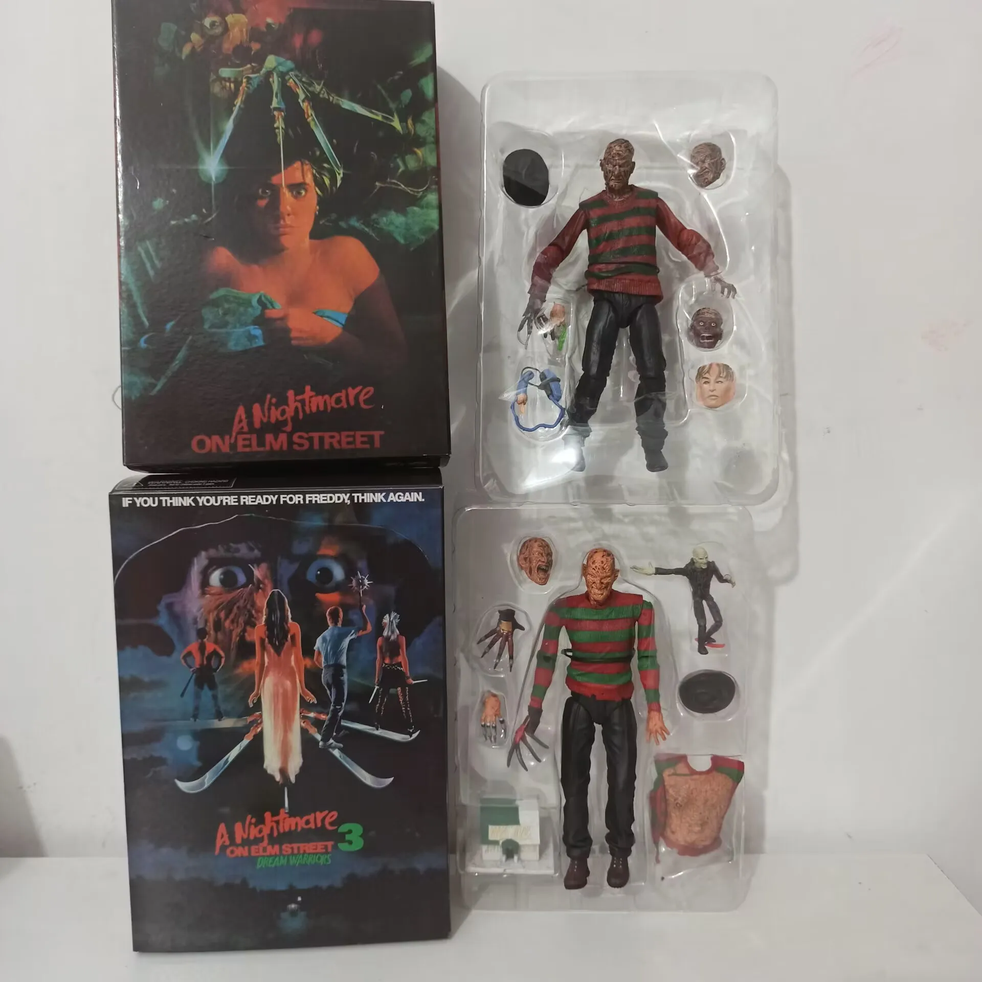 NECA Freddy Krueger Action Figure Collectible Model Toy Halloween Horror - £26.42 GBP+