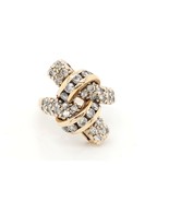 14k Yellow Gold Diamond Knot Ring 1.00ct - $959.19 CAD