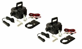 Set of 2- 12 Volt Portable Winches - Remote Control, Vehicle, ATV, Boat ... - $149.99