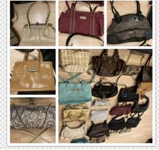 Excellent Wholesale Lot Of 30 Women Handbags / Shoes Assorted Most Brand Names - £149.93 GBP