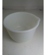 Glasbake for Sunbeam Vintage White Milk Glass Mixing Bowl with Spout 20 CJ - $242.17 MXN