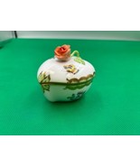 Herend QUEEN VICTORIA Heart Box with Rose Lid (#6004) - $205.04 CAD