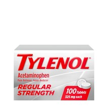 Tylenol Regular Strength Tablets, Acetaminophen Pain Reliever &amp; Fever Reducer, 1 - $13.99