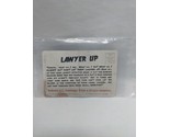 Lawyer Up Board Game Promo Cards Sealed - $35.63