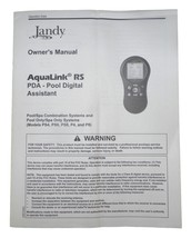 Jandy Aqualink RS PDA - Pool Digital Assistant Owner&#39;s Manual - £17.01 GBP