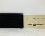 1999 Chrysler Concorde Owners Manual Handbook with Case OEM E04B04020 - $31.49