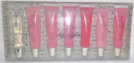 Four East Cosmetics LUX LIPGLOSS 7-Piece Set Clear Pink Hot Shine Full S... - $16.82