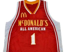 Tyreke Evans McDonald's All American Basketball Jersey Sewn Red Any Size image 4