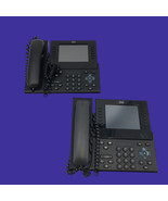 LOT of 2 Cisco Unified IP Phones CP-9971 Touchscreen #U0168 - €25,58 EUR