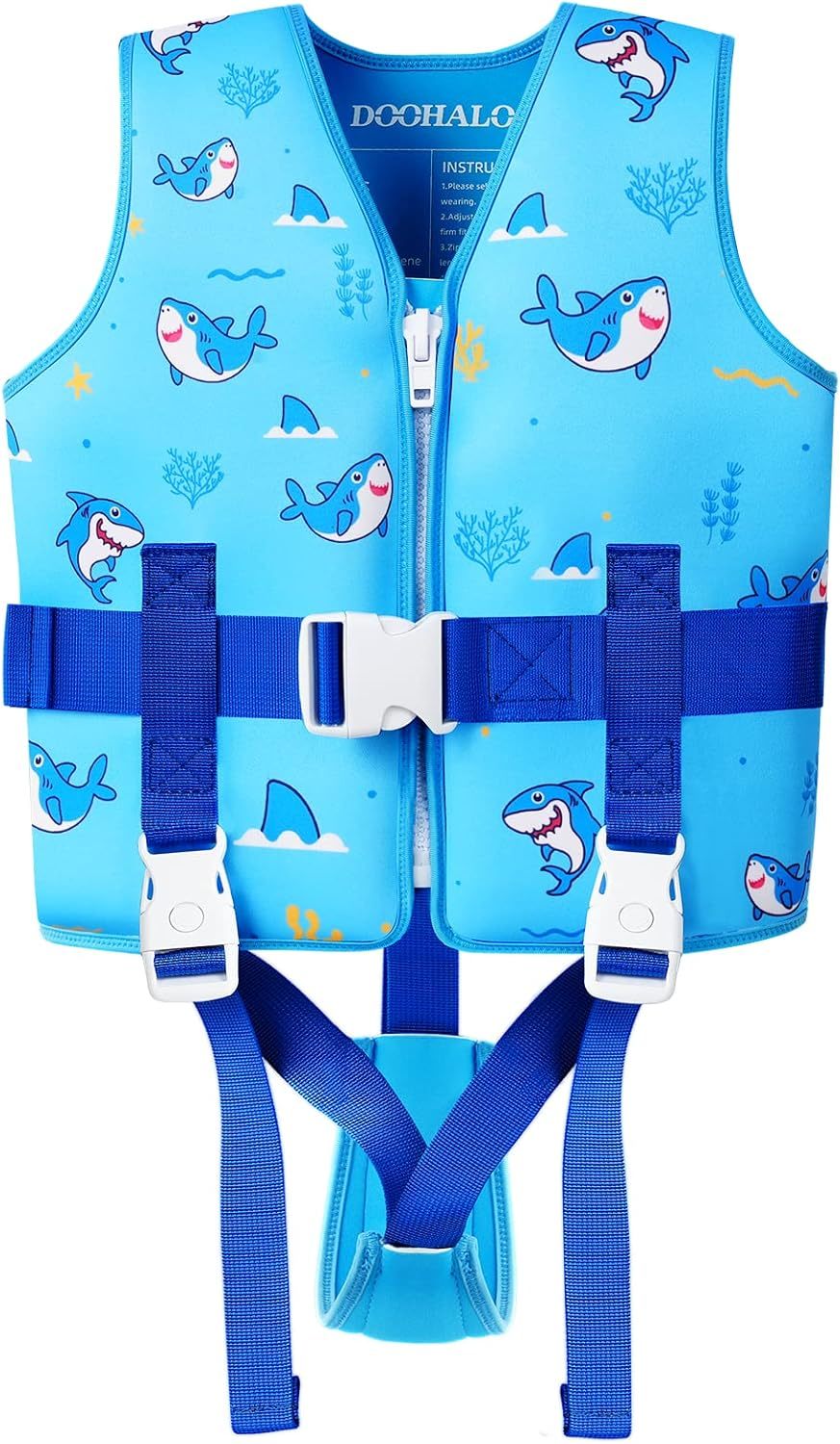Ages 1 To 8 Years Old, 20 To 46 Lbs., Can Use The Doohalo Toddler Swim V... - $40.98