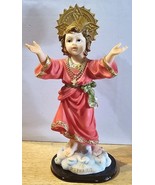 JESUS DIVINE CHILD DIVINO NINO CROSS RELIGIOUS FIGURINE - £23.72 GBP