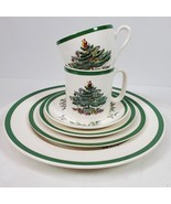 Vintage Spode Christmas Tree Six Piece One Place Setting - £21.47 GBP