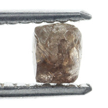 Octahedron Loose Natural light brown 5.00X4.16X3.52MM 0.64 carat Rough Diamond - £19.06 GBP