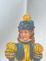 Lion Coffee Victorian Trade Card No 5 The Tailor GIrl - £23.70 GBP