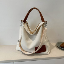Women Canvas Shoulder Bag,Large Capacity Crossbody Bag,Student Bag,Gift For Her - £16.60 GBP
