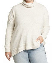 NWT ABOUND Turtleneck Sweater In Beige Oatmeal Light Heather Size 1X - £9.32 GBP