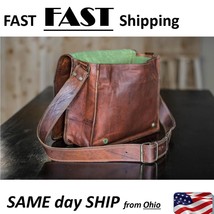 BEAUTIFUL 100% handmade genuine LEATHER man bag  FS - £74.42 GBP