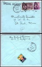 1940 Us Special Delivery Cover - Chicago, Il To St. Paul, Mn F6 - £2.38 GBP