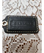 COACH Vintage Brown Leather Replacement Handbag Purse Hang Tag Charm USA - $46.18 CAD