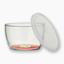 DC Comics The Flash Lightning Chest Logo Glass Storage Bowl with Lid NEW... - $12.59