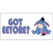 got eeyore winnie the pooh disney cartoon character license plate made in usa - $29.99