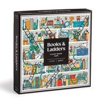 Galison Books and Ladders  Literary Version of Classic Snakes and Ladders Board - £14.76 GBP
