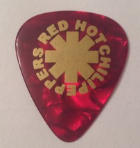 Red Hot Chili Peppers Guitar Pick Plectrum Red Gold RHCP - $4.99