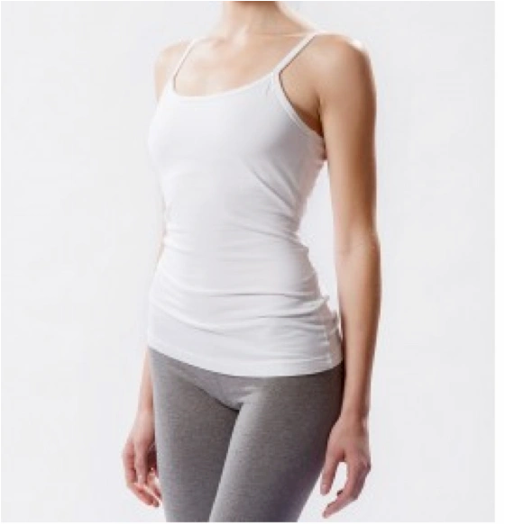 Hard Tail long cami White W586 (Medium) - $41.58