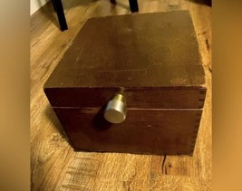 Vintage Psi Napa Valley Wood Recipe File Box - £11.24 GBP