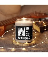Scented Soy Candle 9oz, Custom Design, Choose from 9 Aromas, Wolf Howlin... - £21.22 GBP
