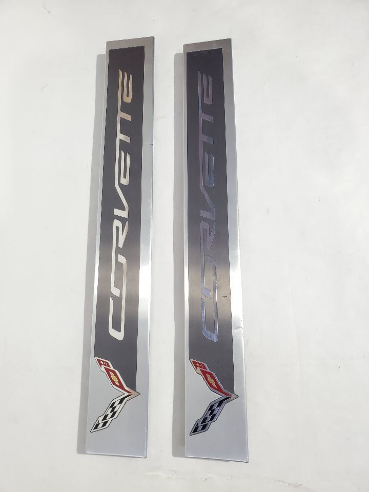 2017 Chevrolet Corvette OEM Pair Of Doorsill Kick Plates  - $131.48