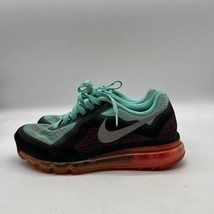 Nike Air Max 2014 621078-303 Womens Turquoise Black Running Shoes Size 7.5 - £30.96 GBP