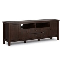 Warm Shaker 72&quot; TV Media Stand - Russet Brown Console - $1,025.99