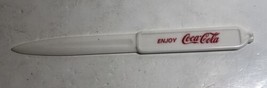 Vintage Acrylic Coca Cola Plastic Coke Letter Opener MEXICO DISFRUTE/ENJOY - $7.66