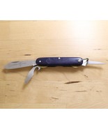 Vtg Official Cub Scouts Pocket Knife by Camillus Folding 3-Tool Blue BSA - $14.84