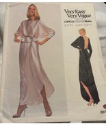 Very Easy Very Vogue 2075 Sewing Pattern American Designer Original John... - $8.79