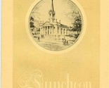 Missouri Athletic Club 1958 Menu The Old Cathedral 1840 - $34.61