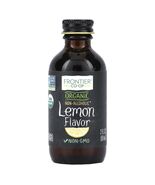 Frontier Co-op Organic Lemon Flavor 2oz Glass Jar Tart Citrus Desserts - $44.88 MXN