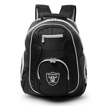 Las Vegas Oakland Raiders L708 NFL Premium Backpack Padded Laptop Bag 20&quot; H - £84.68 GBP