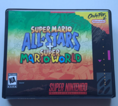 Super Mario All-Stars+World CASE ONLY Super Nintendo SNES Box BEST Quality - £10.27 GBP