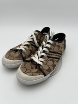 Coach Logo Casual Fashion Sneaker Lace Up Shoe Sz 10m - £19.78 GBP