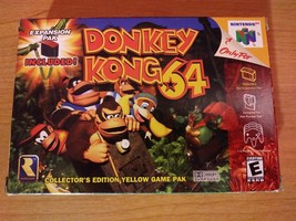 Donkey Kong 64 (Nintendo 64), includes expansion pak and removal tool - $145.00