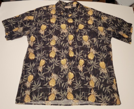 Natural Issue Hawaiian Shirt Mens 2XLT Pineapple Tropical Casual - £23.45 GBP