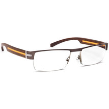 Morel Eyeglasses Oga 67500 CT 575 Dark Gunmetal/Wood Half Rim France 56[]19 140 - £235.89 GBP